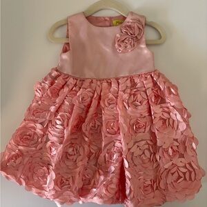 Penelope Mack Pink Floral Kids Formal Dress